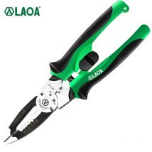 LAOA 9 pollici Pinza spelafili Tagliacavi 1-4mm2 Spelafili per legno Vite M3 M4 Taglio unghie Crimpatura Utensili manuali per elettricisti