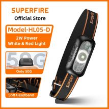 SUPERFIRE HL05 Series Mini Sensor Headlamp Rechargeable Powerful Fishing Camping USB Head Flashlight LED Headlight Front Lantern
