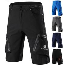 Pantalones cortos de bicicleta de montaña para hombre, Shorts de verano para bicicleta de montaña, de ajuste suelto, ligeros, para deportes al aire libre, MTB