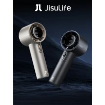 JISULIFE New Upgrade Portable Fan Pro1S 2025,100 Levels,LED Display,5000mAh Rechargeable,Travel Essentials,Personal Handheld Fan