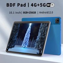 Firmware globale Tablet da 10.1 pollici 8 GB di RAM 256 GB di ROM 1280x800 HD Android 12 Tablet 4G LTE Telefono di rete Bluetooth WiFi GPS Tablet