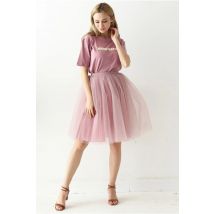 Vintage kurze Hochzeit Petticoat Krinoline Rockabilly Tüll Unterrock Frau Tutu Rock halbe Slips Braut Accessoires Hoopless