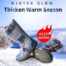 Tma Augen Strape-Akzent gewaschen PU Leder flach Damen stiefel mit plus Größe