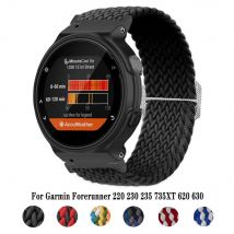 Nylon gewebtes Armband für Garmin Vorläufer 235 220 230 735xt 620 630 Sport band elastisches Armband Ersatz Armband Zubehör
