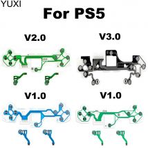 Yuxi 1pcs original für ps5 v1 v2 v3 knopf band platine für controller leitfähige film tastatur flex kabel