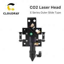 Cloudray New Arrival CO2 Laser Head for Dia.20mm FL 50.8/63.5mm Lens D25mm Mirror Outer Slider Type with Air Assist Nozzle