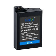 HQIX for Sony  PSP-2000 2001 2002 2003 2004 2005 2006 2007 2008 3000 3001 3002 3003 3004 Game Console PSP-S110 Charger Battery