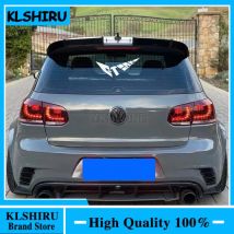 Auto Heckspoiler Flügel für VW Golf 6 gti r mk6 gti ak Stil abs glänzend schwarz Kohle faser Look Heckflügel Lippen Heckspoiler