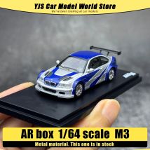 AR-Box-Druckgussmodell im Maßstab 1:64, neues statisches M3-Ornament, Weihnachtsgeschenkkollektion