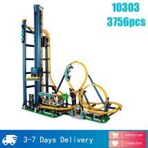 3756 pezzi Loop Coaster Building Block Park Modello Mattoni Giocattolo Per Bambini Adulti Compleanno Regalo Di Natale Compatibile Con Set 10303