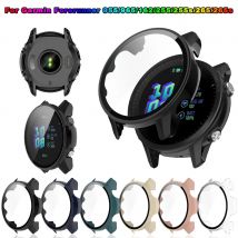 Custodia protettiva per orologio per PC per Garmin Forerunner 965 955 265 265S 165 255 255S Pellicola protettiva per schermo in vetro temperato