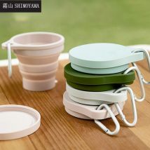 SHIMOYAMA 150ML składany kubek Mini wysuwany kubek silikonowy przenośny kubek na herbatę podróż na