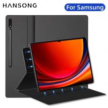 Für Samsung Galaxy Tab Fall Für S7 S8 S9 11 S7 Plus S7 FE S8 Plus S9 Plus 12,4 S9 Ultra 14,6 Stift Halter Magnetische Abdeckung