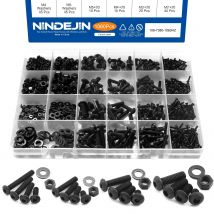 1060 pz M2 M3 M4 M5 Set di viti a esagono incassato Viti a testa tonda piatta in acciaio al carbonio