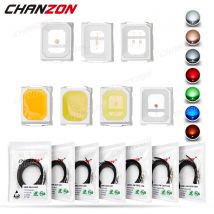 100 Stück 2835 SMD LED Emitting Diode Lampe Chip Lichtperlen Warm Kaltweiß Rot Grün Blau Gelb Farbe Micro DIY PCB Schaltung SMT
