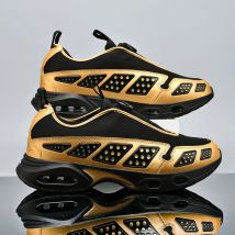Engineered for Ease: Men's Premium Casual Sneakers with Adaptive Fit Technology