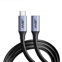 JEYI USB-C Extension Cable(Male to Female)-USB 3.1 Gen 2 10Gbps Data & 60W PD Charging,Compatible with iPad Pro, MacBook, Laptop