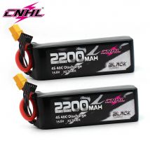 2 pz CNHL 4S 14.8 V 2200 mAh Lipo Batteria 30C 40C 70C Con XT60 T Dean Spina Per RC Aereo Auto FPV Elicottero Drone Quadcopter