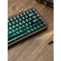 Womier WD75 QMK/VIA Wooden Gaming Keyboard 8000mAh Tri-Mode Wireless Mechanical Custom RGB Hot Swappable Keyboard