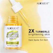 Auquest Kurkuma & Vitamin C Gesicht Serum dunkle Flecken Entferner Niacin amid Hyaluron säure feuchtigkeit spendende Gesichts serum Hautpflege