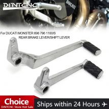 Schalthebel Hinten Fuß Bremse Rechts Pedal Für DUCATI Monster 696 796 1100/S Motorrad Zubehör Kupplung Shifter linke Stange