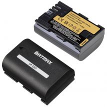 Batmax LP-E6P Akku 2850 mAh LP E6P Bateria für Canon EOS R5 Mark II R5 R6 R7 R EOS 5DS R 5D Mark II Mark III 6D 7D 80D 90D
