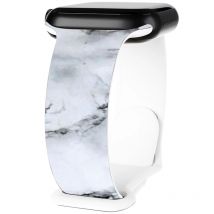 Silikon bedrucktes Armband für Apple Watch Band 49 mm 45 mm 44 mm 42 mm 46 mm Tuschemalerei-Stil-Armband für iWatch 10 9 8 7 6 SE Ultra