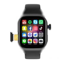 NEW Smart Watch 4G SIM Card 2.06'' AMOLED Screen GPS WIFI 190°Rotating Camera Video Call Google Play Android Smartwatch