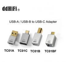 DD ddHiFi TC01A TC01C TC01B TC01BF Calidad HiFi USB-A a USB-C Adaptador Convertidor Compatible con Teléfono PC Tablet shanling