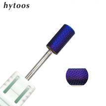 HYTOOS Lila Große Fass Bits 3/32 Hartmetall Nagel Bohrer Dreh Schleifen Kopf Elektrische Bohrer Zubehör