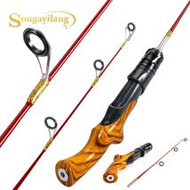Sougayilang Eis Angelrute 2-abschnitt Winter Angelruten Tragbare Winter Angelrute Spinning Eis Winter Angelrute Tackle