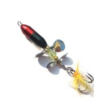 OUTKIT Long Casting Spinner Bait Metal Fishing Lure Double Tail Propeller Trout Carp Catfish Artificial Ice Fishing Lures 10g