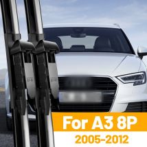 Tergicristallo Spazzole Tergicristallo Anteriori Per Audi A3 8P 2005 - 2012 Parabrezza Parabrezza Finestra Pioggia Spazzole 24 "+ 19" Accessori