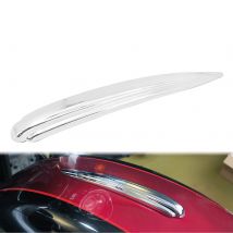 Motorcycle Chrome Front Fender Trim ABS Plastic For Harley Touring Trike 1984-2023 Softail FL Slim Heritage 1986-2023 FLD 12-16