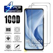Für Xiaomi 11 Lite/11 Lite 5G NE HD 2/4 PCS 9H gehärtete Glasfolie