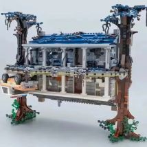 2287 Piezas, Serie Creativa de Vistas Urbanas, Película Extraña Historia, Mundo al Revés, 75810, Bloques de Construcción de Modelos, Juguete para Niños, Regalo de Navidad