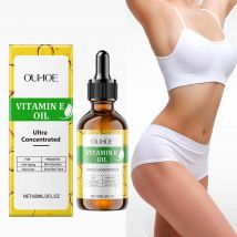 Ätherisches Vitamin-E-Öl für den ganzen Körper, hellt feine Linien auf, strafft, zarte Haut, verjüngendes, aufhellendes Hautpflegeöl