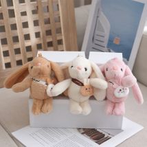 Kreative Cartoon Lange Ohren Kaninchen Schlüsselbund Mode Kawaii Kaninchen Schlüsselbund Anhänger Nette Schul Dekoration Zubehör Geschenke