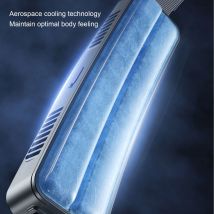 Waist Fan Wearable Fan Ice Compress Multifunctional 3 Speeds Adjustable Wide Angles Handsfree Efficient for Outdoor Sports