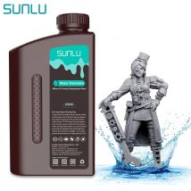 SUNLU Resina per stampa 3D lavabile ad acqua 405 Basso odore Alta precisione Polimerizzazione rapida per stampante 3D LCD Resina standard fotopolimerica