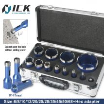 M14 Sintering Core Bit Diamond Hole Saw Porcelain Marble Granite Brick Tile Ceramic Concrete Crown Drill Bits 8/12/13Pcs