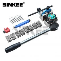 Línea de tubería de freno profesional, herramienta manual automotriz, tipo torreta con Mini cortador de tubos