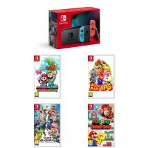 Pack Nintendo Switch Consola Azul/Rojo Neon + 1 Juego a elegir