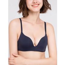 FallSweet Push Up Sexy Bras for Women Seamless Bra Wireless Deep V Bra Female Thin Cup Brassiere Ladies Lingerie 32-38AB Cup