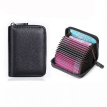 ID Karten Halter Bank Kredit Bus Karten Abdeckung Pu Leder Frauen Männer Münzfach Geldbörsen Tasche Business Zipper Karte Halter Organizer