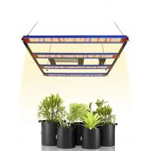 Barra luminosa per coltivazione a LED da 240 W a spettro completo con luminosità regolabile adatta per la crescita delle piante in diversi periodi di fioritura