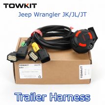 For Jeep Wrangler JK/JL trailer wiring harness Eur 13/7 pin trailer RV tail light signal Australia 12/7pin Jeep Gladiator JT