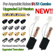 Per Anycubic Kobra S1 Hotend ceramica Nuovo aggiornamento Hotend per Kobra S1 Combo Head S1C Stampante 3d 24V 48W 200K Riscaldamento rapido 300 ℃