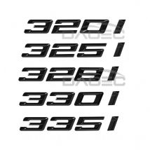 Samochód 3D ABS Trunk Letters Logo Emblemat Naklejka Naklejka Do BMW serii 3 320i 325i 328i 330i