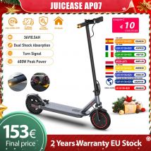 JUICEASE AP07 Scooter elettrico 35KM gamma 8.5 pollici Escooter 350W/600W potenza 31 KM/H APP Scooter elettrico doppio smorzamento indicatori di direzione